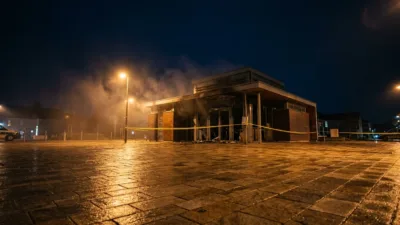 Thouars : départ de feu au pavillon de la place Lavault, à peine ouvert