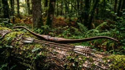 Tir à l'arc au bord de la cascade de Blangy à Hirson