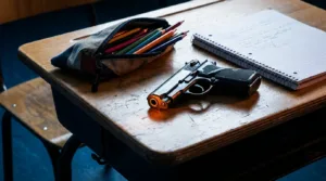 Toulon : un collégien de 13 ans interpellé avec un pistolet chargé à l&rsquo;entrée de son école