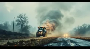 Tracteur accidenté près de Duran : la circulation perturbée dans le Gers