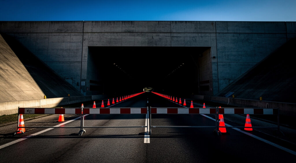 Tunnel A14 Nanterre-La Défense : fermé 24h/24 jusqu&rsquo;au 2 mai pour travaux incendie
