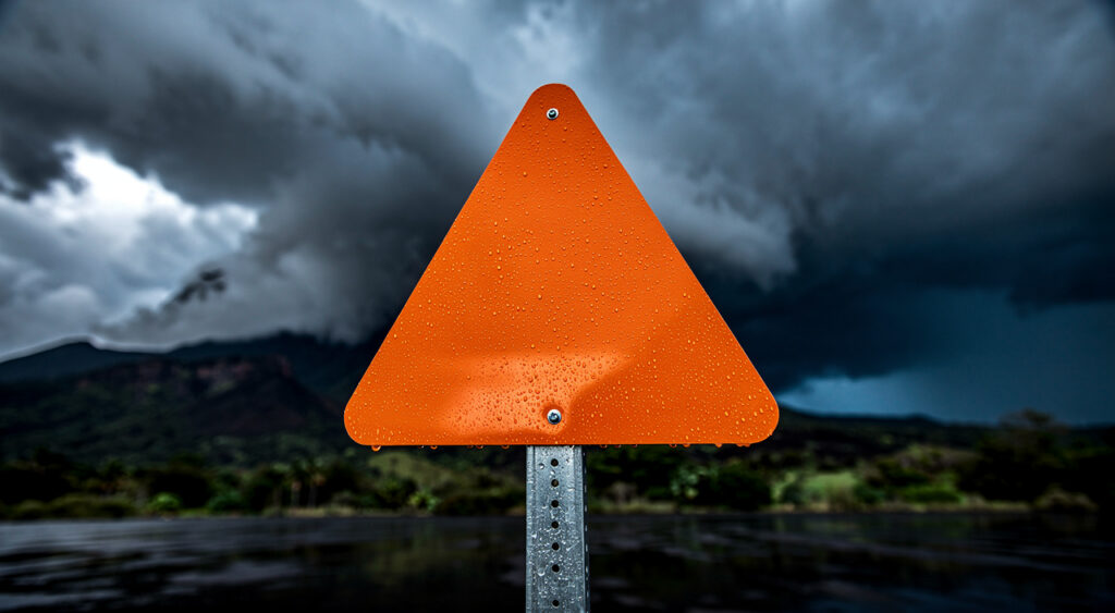 Vigilance orange en Guadeloupe : jusqu'à 130 mm de pluie attendus cette nuit