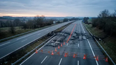 Voiture électrique en feu sur l'A16 : l'Oise face au défi des batteries