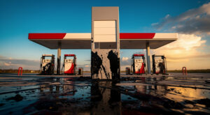 À Albi, Extinction Rebellion asperge une station Total de faux pétrole