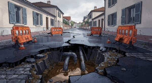 À Blois, une fuite rue Guynemer perturbe commerces et riverains