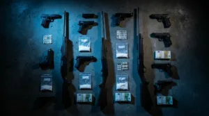 Ajaccio : un réseau de trafic d&rsquo;armes et de stupéfiants démantelé, 5 interpellés