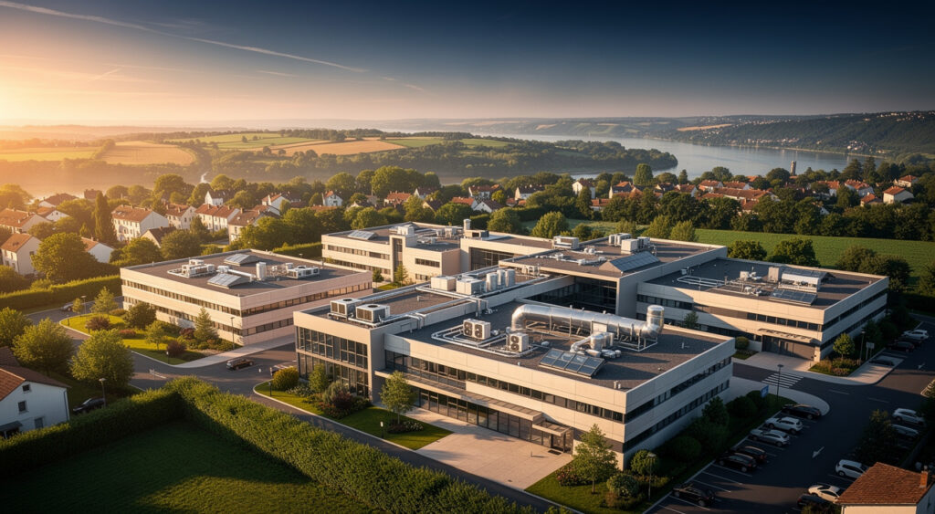 Aubergenville : le préfet des Yvelines visite Thésée Datacenter pour Choose France