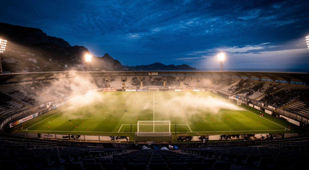 Bastia-Le Mans interrompu : promotion en L1 fêtée avec retenue au stade de Furiani