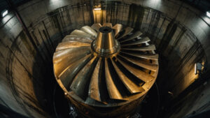 Beauchastel : le préfet Trévisani descend dans les turbines de la centrale CNR