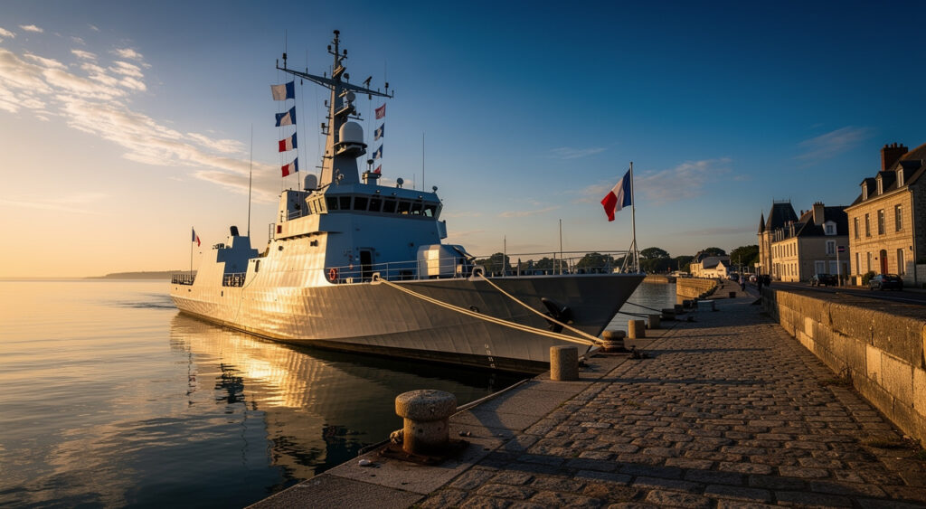 Caen : le préfet Clavière inaugure le village des 400 ans de la Marine nationale