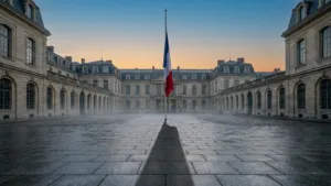 Cahors : minute de silence à la préfecture du Lot en hommage au gendarme Lucas Voignier
