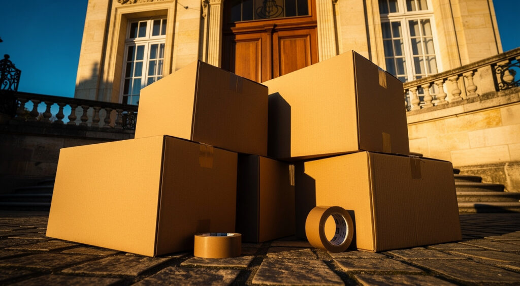Carcassonne : les syndicats manifestent contre leur expulsion, le maire RN apporte des cartons