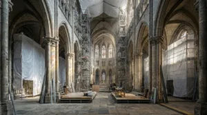 Cathédrale de Vannes : la phase ouest de la nef en chantier, 5,5 M€ engagés jusqu&rsquo;en 2027