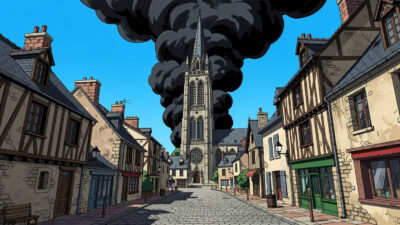 Chartres : incendie d'un Algeco rue Saint-Vincent-de-Paul, 13 pompiers mobilisés