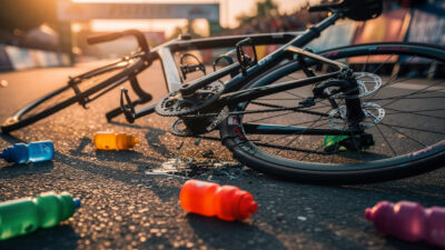 Chute collective en course cycliste près de Besançon : six blessés, un héliporté