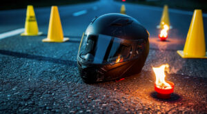 Collision à Parthenay : un motard de 45 ans blessé devant le Lidl