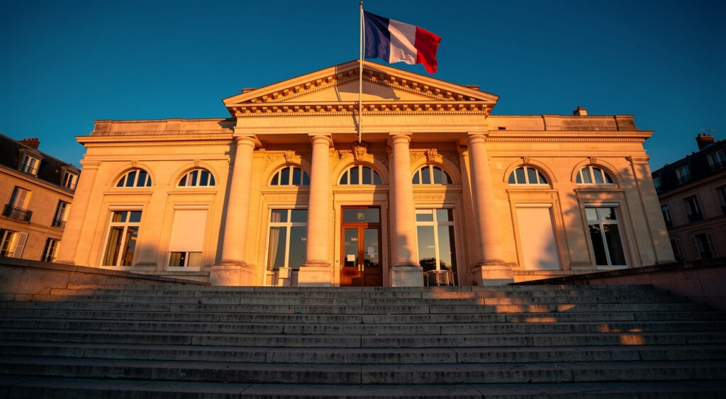 Colombes : le ministre Berger au commissariat et à l&rsquo;Hôtel de Ville avec Giacomoni