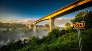 Connerré : le viaduc de l&rsquo;Huisne Sarthoise inauguré, 134 m et 9,4 M€ de travaux