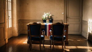 Illustration d'un mariage civil célébré en mairie de Cuiseaux