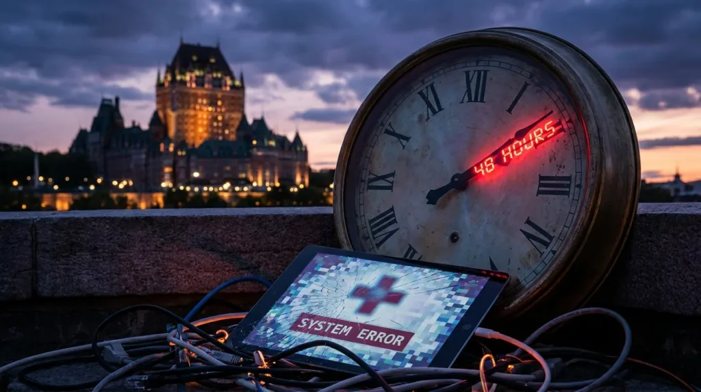Dossier santé numérique : 48 heures après son lancement, le système québécois s&rsquo;effondre