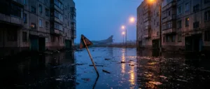 Engels, ville des bombardiers russes, noyée sous ses propres eaux usées