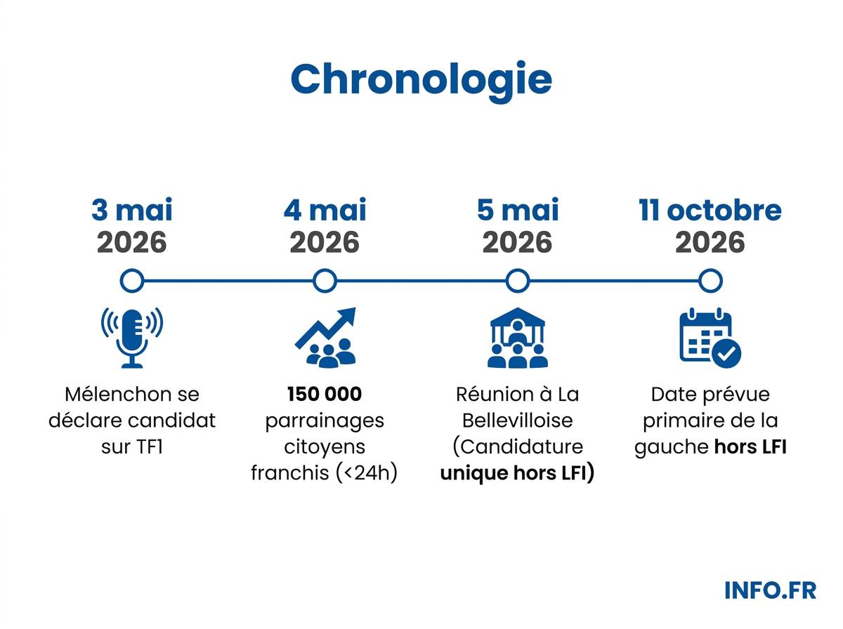 Infographie chronologie