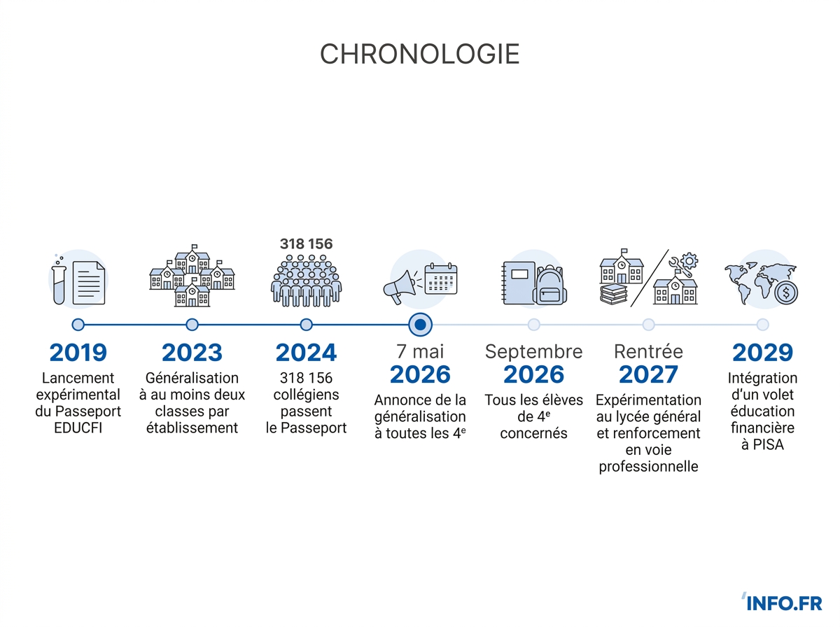 Infographie chronologie