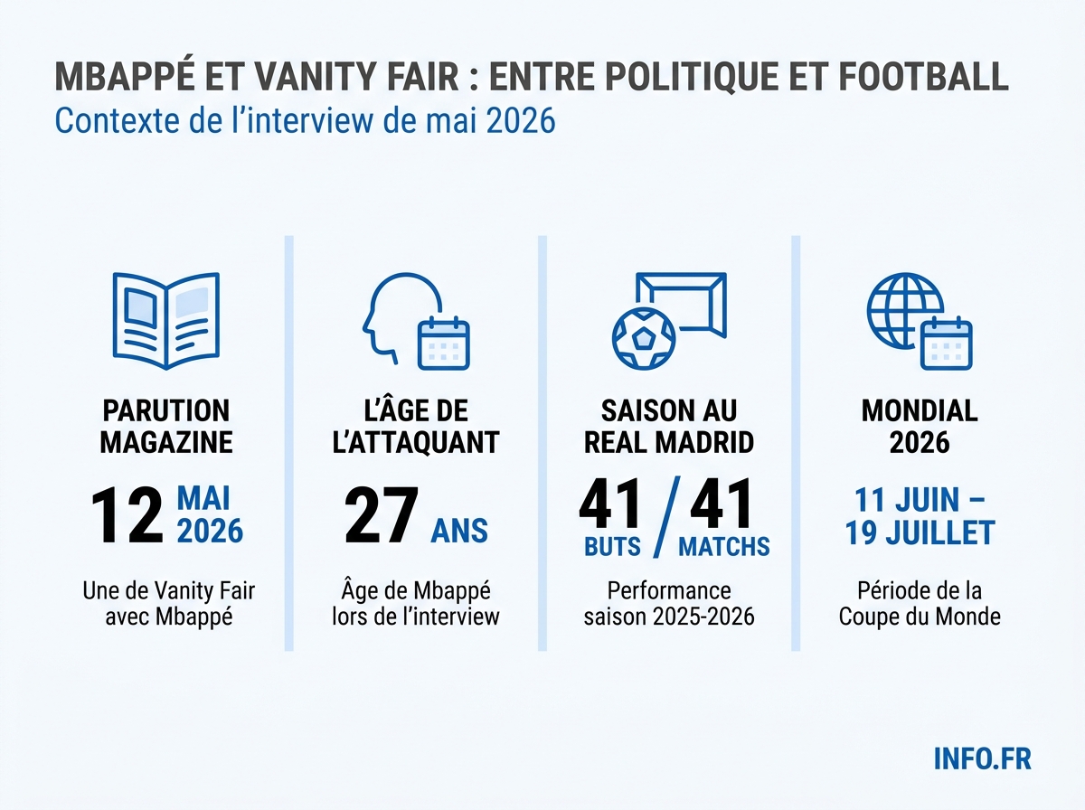 Les chiffres clés de la séquence Mbappé - Bardella autour de la une Vanity Fair du 12 mai 2026.