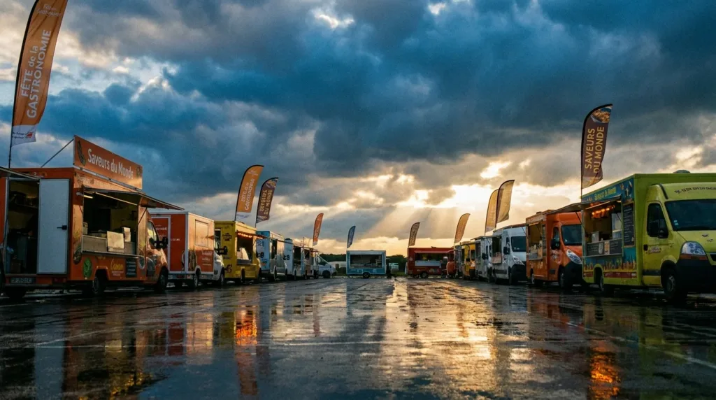 Food Trucks Festival de Buxerolles : parking fermé après les pluies, l&rsquo;ambiance reste entière