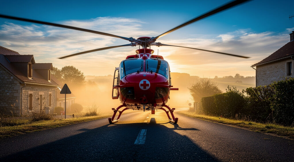 Guipry-Messac : choc frontal samedi matin, une femme de 50 ans héliportée vers Rennes
