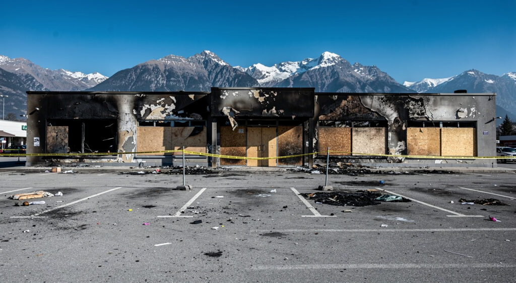 Incendie à Gex : 4 commerces détruits, 12 emplois touchés, la ville se mobilise