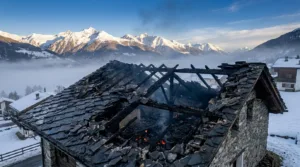 Incendie à Pralognan-la-Vanoise : neuf évacués, deux pompiers blessés