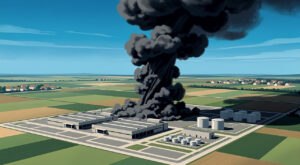 Incendie à Uffholtz : un bâtiment de 1 200 m² détruit, panache visible à 20 km