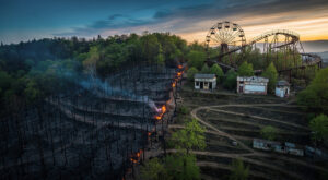 Incendie au Creusot : le Parc des Combes évacué, 3 ha brûlés, feu maîtrisé sans blessé