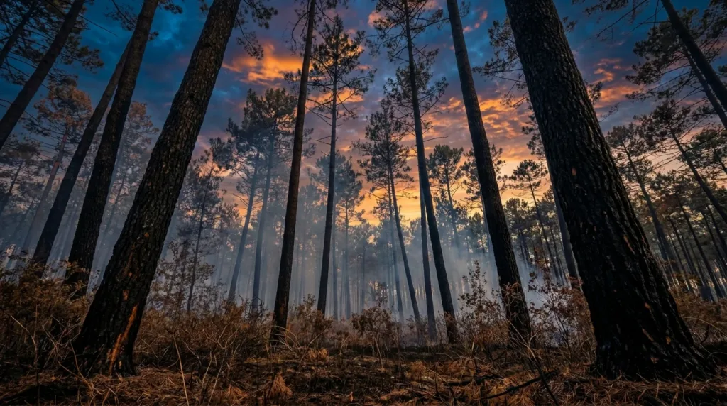 Incendie de forêt à Saint-Astier (24) : feu maîtrisé par les pompiers du SDIS 24