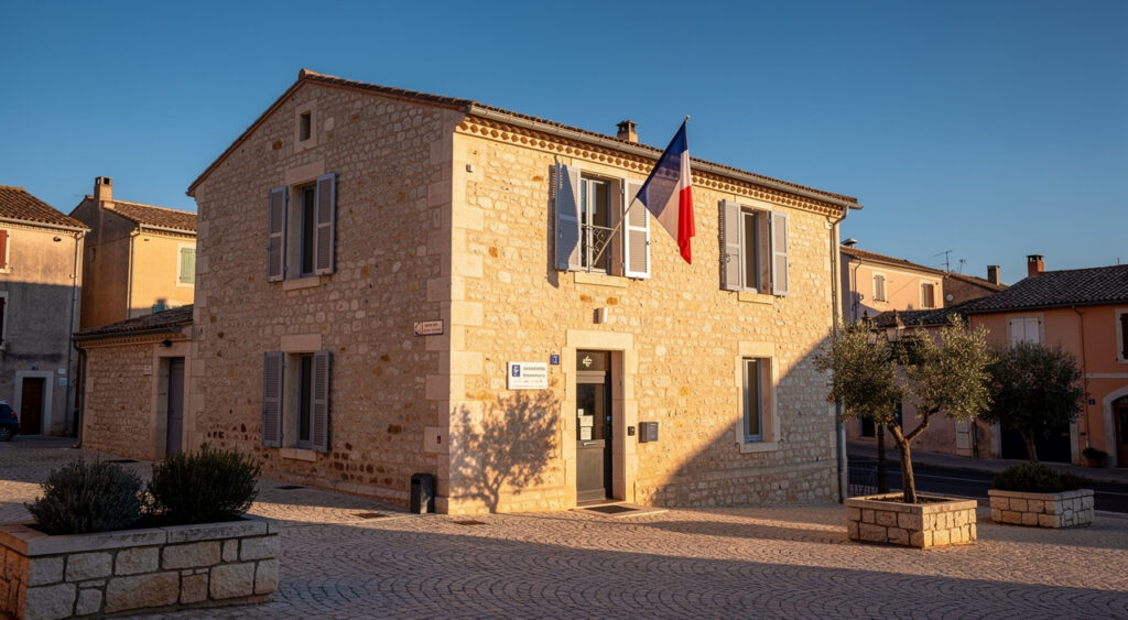 Lamanon : Martine Vassal inaugure le nouvel hôtel de police municipale, financé à 50 % par le Département