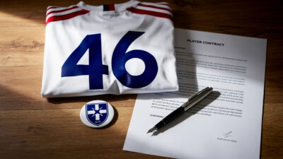 Lanfia Dioubaté (18 ans) signe son premier contrat pro à l'AJA jusqu'en 2029