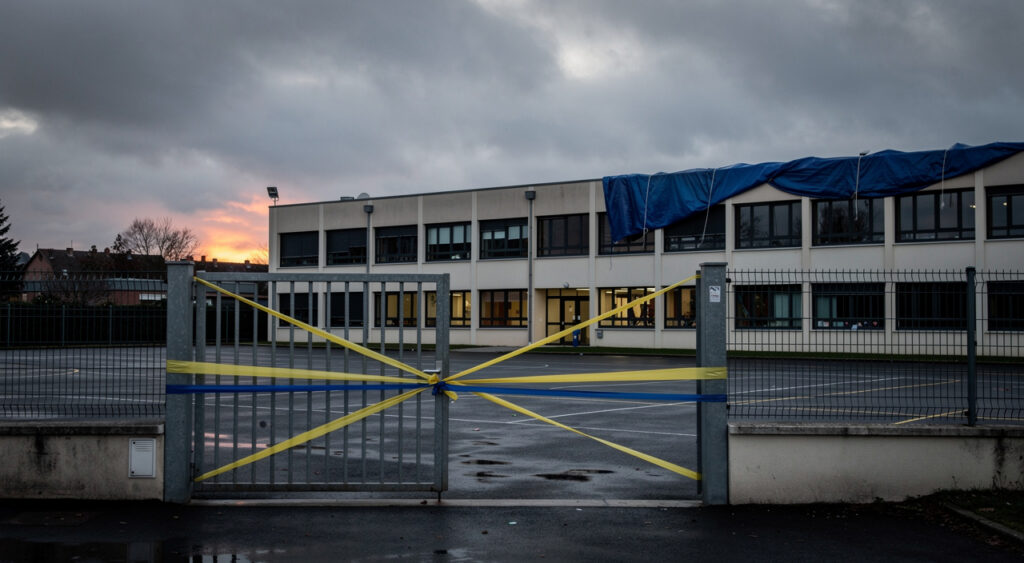 Laxou : le préfet Séguy au collège Jean-de-La-Fontaine après l&rsquo;incendie volontaire