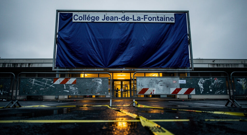 Laxou : le préfet Séguy sur place après l&rsquo;incendie volontaire au collège Jean-de-La-Fontaine