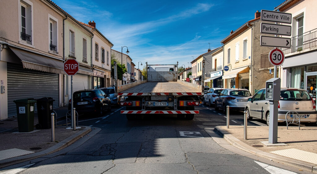 Longjumeau : un convoi exceptionnel belge bloque brièvement une rue après s&rsquo;être égaré