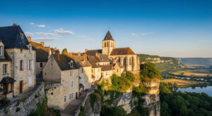 Loubressac : la préfète du Lot et Carole Delga visitent le patrimoine et l&rsquo;expo au Presbytère