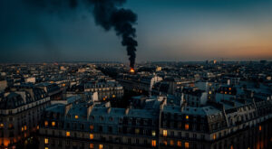 Lyon 7e : incendie de toiture avenue Jean-Jaurès, panache visible dans l&rsquo;agglo