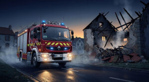 Marcenay : un pavillon totalement détruit par les flammes dans la nuit, aucune victime