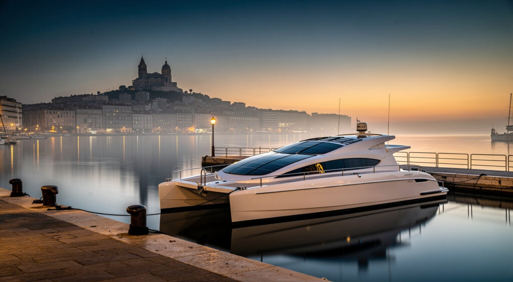 Marseille : le catamaran zéro émission MODX70 lance la mission Posidonia Connect