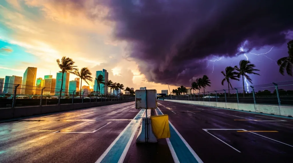 Miami GP : l&rsquo;orage qui menace de tout faire basculer