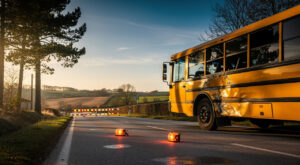 Montbeton : six enfants hospitalisés après collision entre un bus scolaire et une voiture