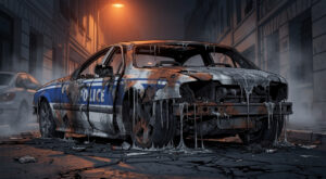 Montfermeil : quatre policiers blessés lors d&rsquo;un refus d&rsquo;obtempérer, deux véhicules calcinés
