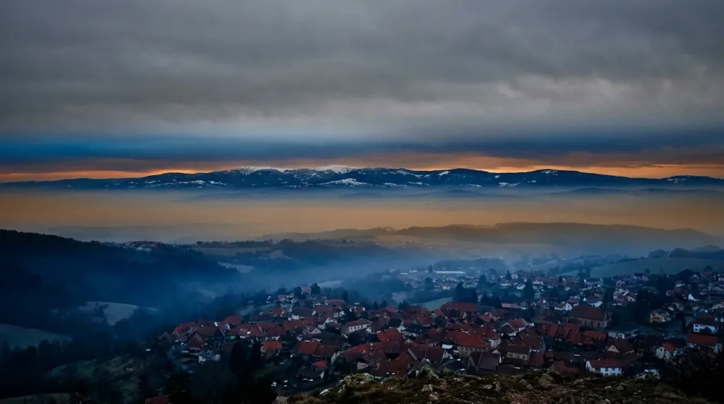 Neige sur les Vosges ce 12 mai : un saupoudrage matinal visible depuis Belfort