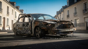 Nice : quatre véhicules incendiés volontairement rue de la Santoline, Ciotti réagit