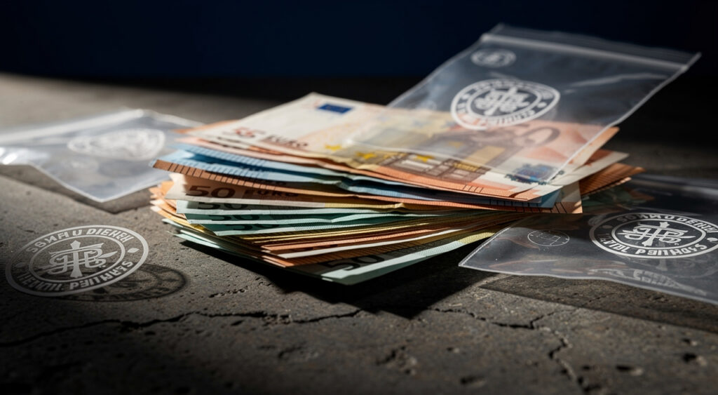 Nîmes : 1,08 million d&rsquo;euros saisi dans un bar-tabac, un réseau de drogue démantelé